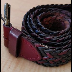 Armani exchange braided belt
